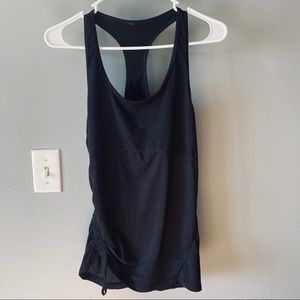 Black mesh tank top
